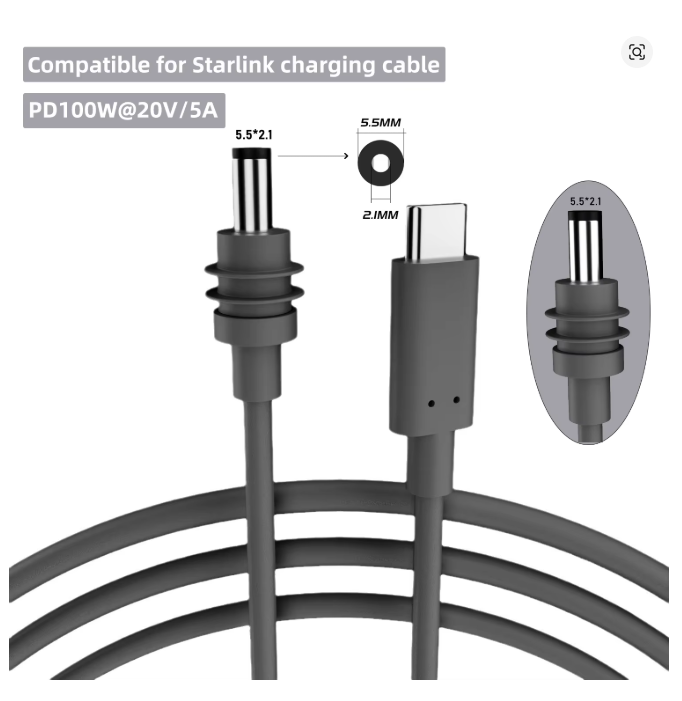 Cabo de Substituição para Starlink Mini 2M
